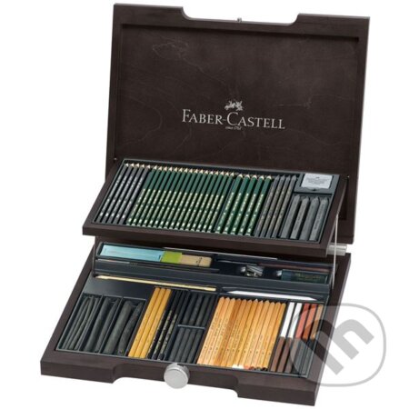 Pitt Monochrome set drevená kazeta (Faber-Castell)