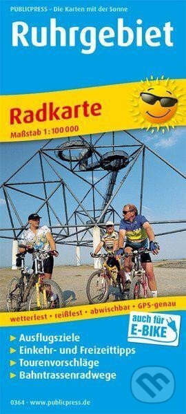 Porúří 1:100 000 / cyklistická mapa (freytag&berndt)