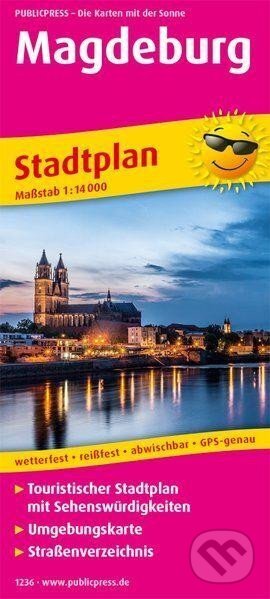 Magdeburg 1:14 000 / plán města (freytag&berndt)