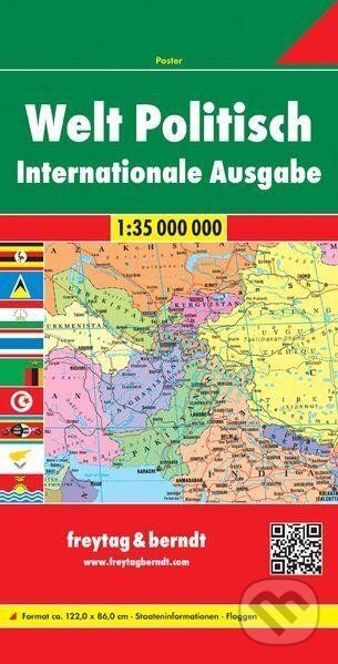 World Political, World Map 1:35 000 000 / automapa (freytag&berndt)