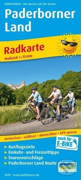Paderborn 1:75 000 / cyklistická mapa (freytag&berndt)