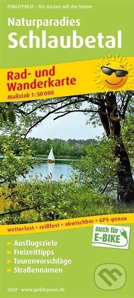 Přírodní ráj Schlaubetal 1:50 000 / cyklistická a turistická mapa (freytag&berndt)