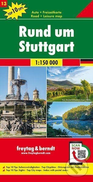 Okolí Stuttgartu 1:150 000 / automapa (freytag&berndt)