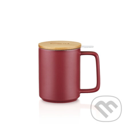 Kusmi Tea Hrnček na čaj s nerezovým sitkom vínová, 0.48 l (Kusmi Tea). Kusmi Tea, 2024