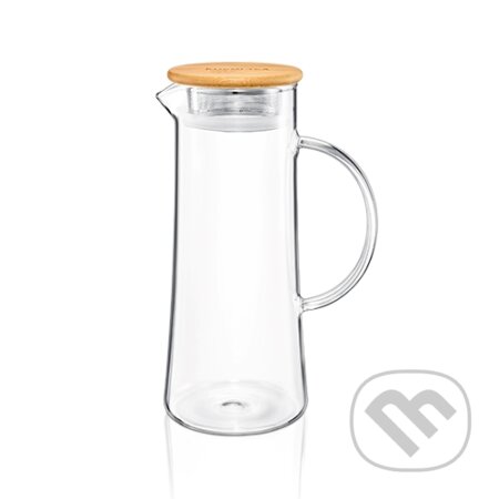 Kusmi Tea Sklenená karafa so sitkom na ľadový čaj a s bambusovým viečkom, 1.2 l (Kusmi Tea). Kusmi Tea, 2024