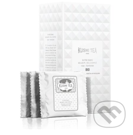 Kávy a čaje: Kusmi Tea Porciovaný biely čaj Alain Ducasse Bio, 24 vrecúšok (Kusmi Tea). Kusmi Tea, 2024