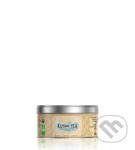Kávy a čaje: Kusmi Tea Sypaný čierny čaj Bouquet of Flower N°108 Bio, kovová dóza 20 g (Kusmi Tea). Kusmi Tea, 2024