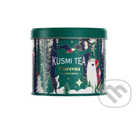 Kávy a čaje: Kusmi Tea Sypaný čierny vianočný čaj Tsarevna Bio, kovová dóza, 120 g (Kusmi Tea). Kusmi Tea, 2024