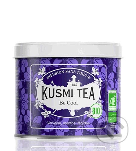 Kávy a čaje: Kusmi Tea Sypaný bylinný čaj Be Cool Bio, kovová dóza 90 g (Kusmi Tea). Kusmi Tea, 2024
