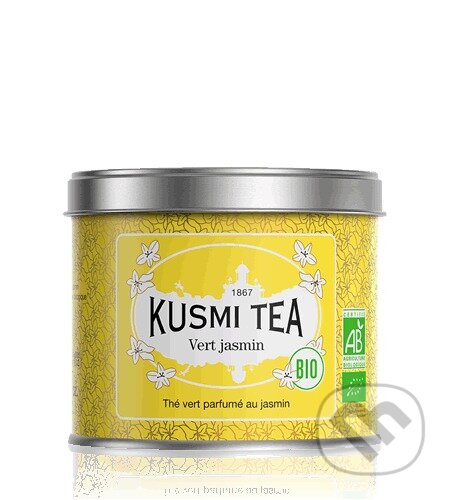 Kávy a čaje: Kusmi Tea Sypaný zelený čaj Green Rose Bio, kovová dóza 100 g (Kusmi Tea). Kusmi Tea, 2024
