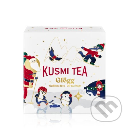 Kávy a čaje: Kusmi Tea Porciovaný ovocný vianočný čaj Glögg Bio, 20 vrecúšok (Kusmi Tea). Kusmi Tea, 2024