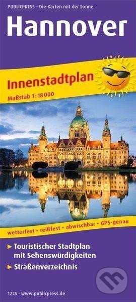 Hannover 1:18 000 / plán města (freytag&berndt)
