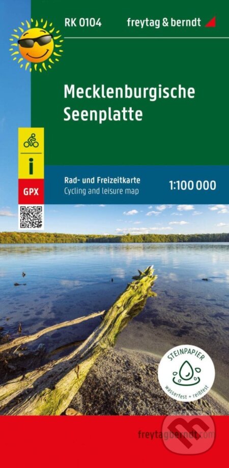 Mecklenburgische Seenplatte 1:100 000 / turistická a cykloturistická mapa (freytag&berndt)