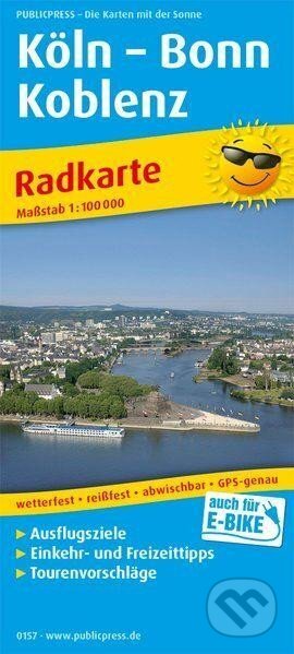 Kolín n/Rýnem-Bonn-Koblenz 1:100 000 / cyklistická mapa (freytag&berndt)