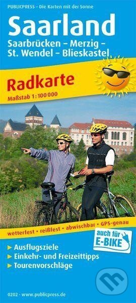 Sársko 1:100 000 / cyklistická mapa (freytag&berndt)