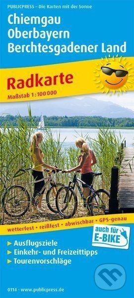 Chiemgau-Horní Bavorsko-Berchtesgadener Land 1:100 000 / cyklistická mapa (freytag&berndt)