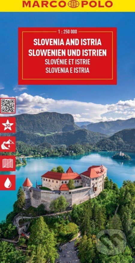 Slovinsko, Istrie 1:250 000 / automapa (Marco Polo)