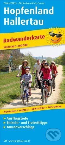 Hopfenland Hallertau 1:100 000 / cyklistická mapa (freytag&berndt)