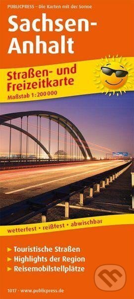 Sasko-Anhaltsko 1:200 000 / automapa (freytag&berndt)