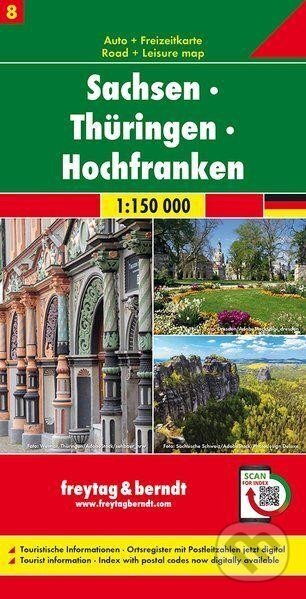 Sasko-Durynsko-Hochfranken 1:150 000 / automapa (freytag&berndt)