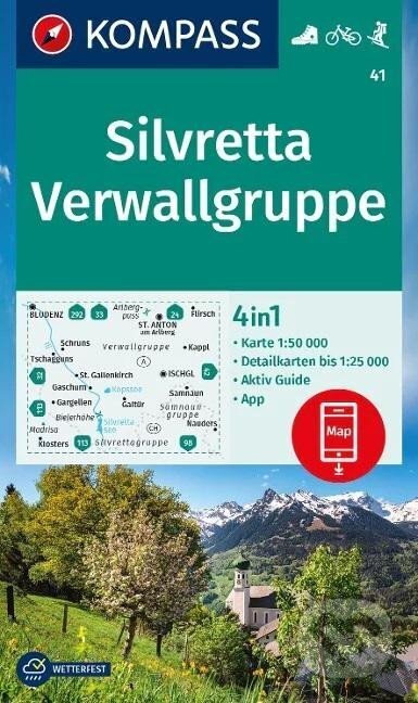 Silvretta, Verwallgruppe 1:50T / turist (Marco Polo)
