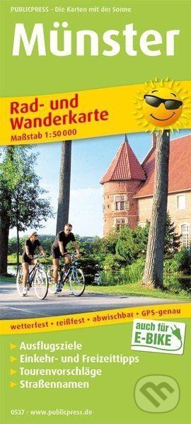 Münster 1:50 000 / cyklistická a turistická mapa (freytag&berndt)