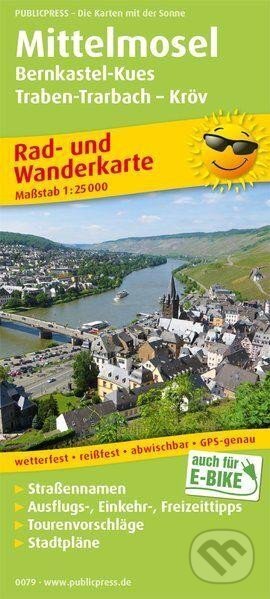 Mittelmosel, Bernkastel-Kues-Traben-Trarbach-Kröv 1:25 000 / cyklistická a turistická mapa (freytag&berndt)