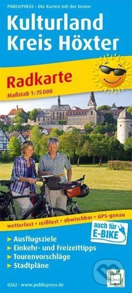 Kulturland Kreis Höxter 1:75 000 / cyklistická mapa (freytag&berndt)
