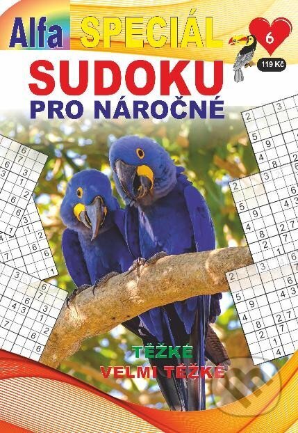 Kniha: Sudoku speciál pro náročné 6/2024 (Alfasoft)