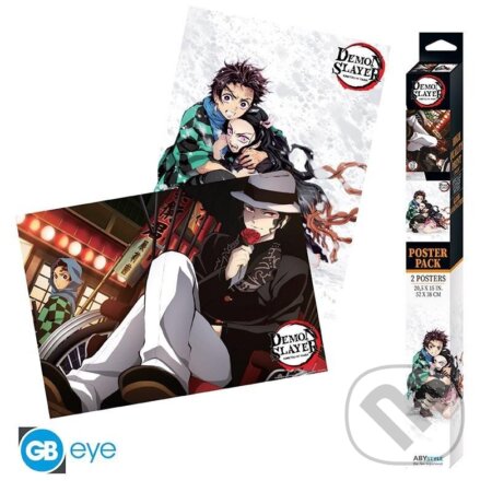 Demon Slayer Set plagátov - 2 ks