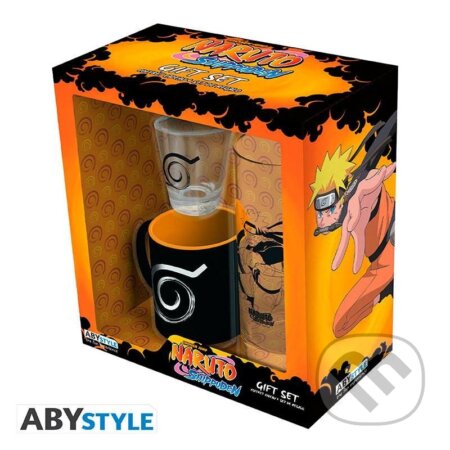 Dárková sada Naruto Shippuden - Hrnek a sklenice Vícebarevná