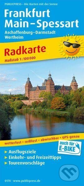 Kniha: Frankfurt-Main-Spessart, Aschaffenburg-Darmstadt, Wertheim 1:100 000 / cyklistická mapa (freytag&berndt)