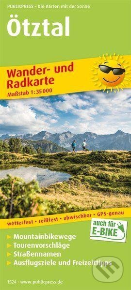 Kniha: Ötztal 1:35 000 / turistická a cykloturistická mapa (freytag&berndt)