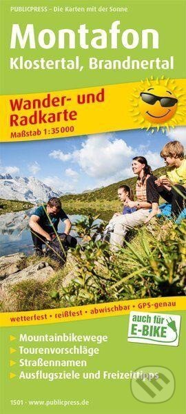 Kniha: Montafon, Klostertal, Brandnertal 1:35 000 / turistická a cykloturistická mapa (freytag&berndt)