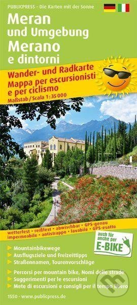 Kniha: Merano a okolí 1:35 000 / turistická a cykloturistická mapa (freytag&berndt)