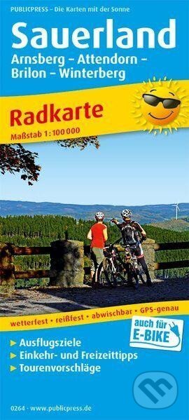 Kniha: Sauerland, Arnsberg-Attendorn-Brilon-Winterberg 1:100 000 / cyklistická mapa (freytag&berndt)