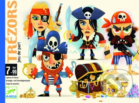 Kartová hra:  Pirátske poklady, Djeco, 2019