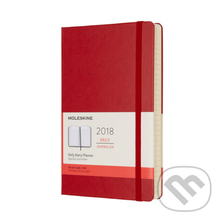 Moleskine – 12-mesačný červený diár 2018, Moleskine, 2017