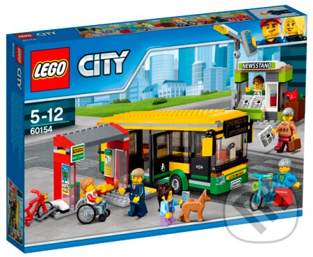 LEGO City Town 60154 Zastávka autobusu, LEGO, 2017