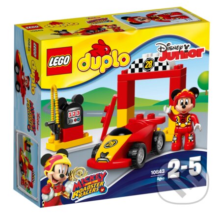 LEGO DUPLO Disney 10843 Mickeyho pretekárske auto, LEGO, 2017