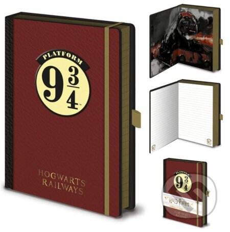 Poznámkový A5 blok Harry Potter: Nástupište 9 3/4 (Harry Potter). Harry Potter, 2024