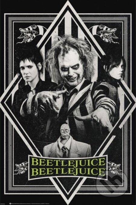 Plagát Beetlejuice 2: Čierna & biela (). , 2024