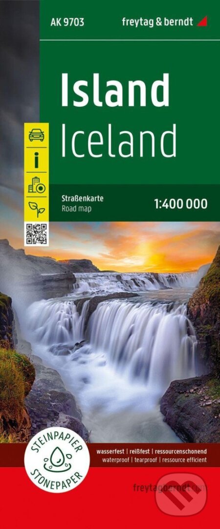 Kniha: Island 1:400 000 / automapa (freytag&berndt)