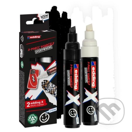 Multimarker X EDDING 6900/2 - černá a bílá