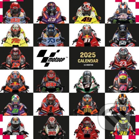 Oficiálny nástenný kalendár 2025 Moto GP (). , 2024