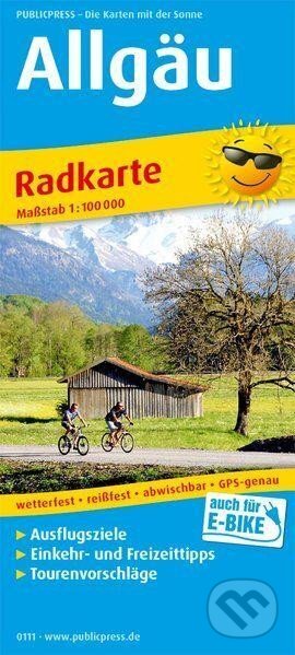 Kniha: Allgaeu 1:100 000 / cyklistická mapa (freytag&berndt)