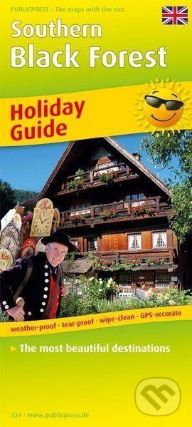 Kniha: Jižní Černý les 1:170 000 / mapa s průvodcem (freytag&berndt)