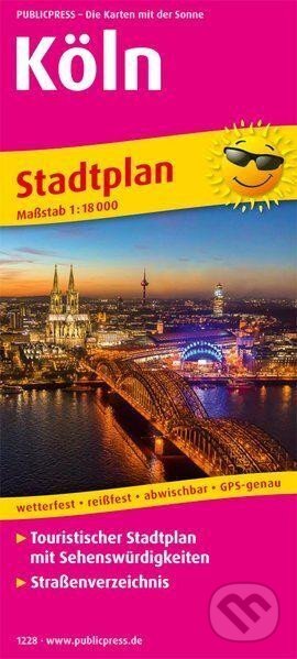 Kniha: Kolín nad Rýnem 1:18 000 / plán města (freytag&berndt)