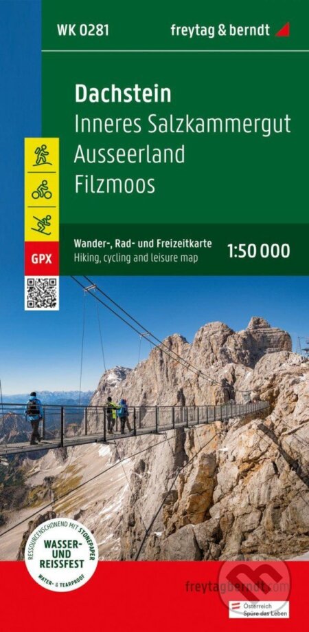 Kniha: Dachstein 1:50 000 / turistická a cykloturistická mapa (freytag&berndt)