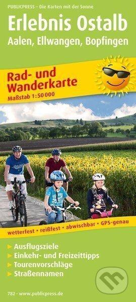 Kniha: Zažijte Ostalb, Aalen, Ellwangen, Bopfingen 1:50 000 / cyklistická a turistická mapa (freytag&berndt)